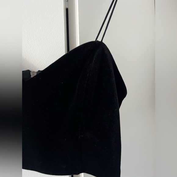 Corset suede crop top/ bralette - Picture 5 of 8